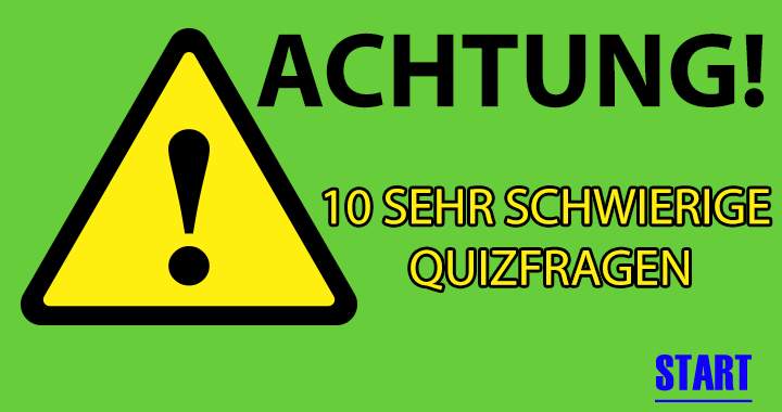 Achtung: Nur für Personen mit einem IQ von 120+ geeignet!