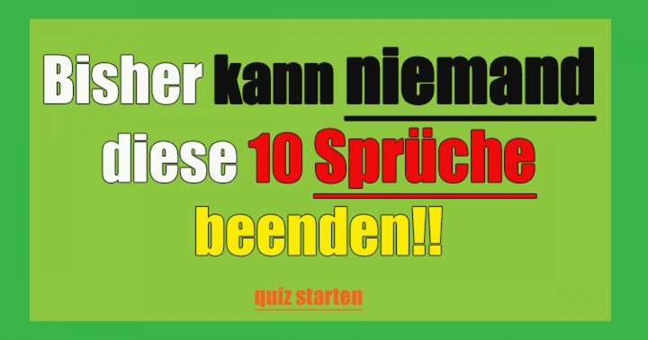 10 Sprüche