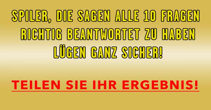 Allgemeinwissensquiz