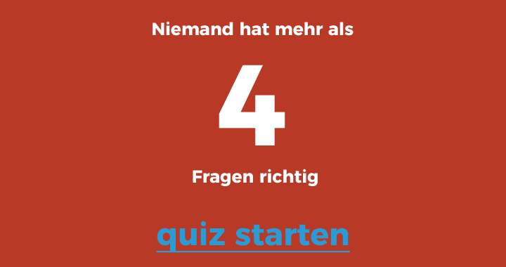 10 quiz Fragen