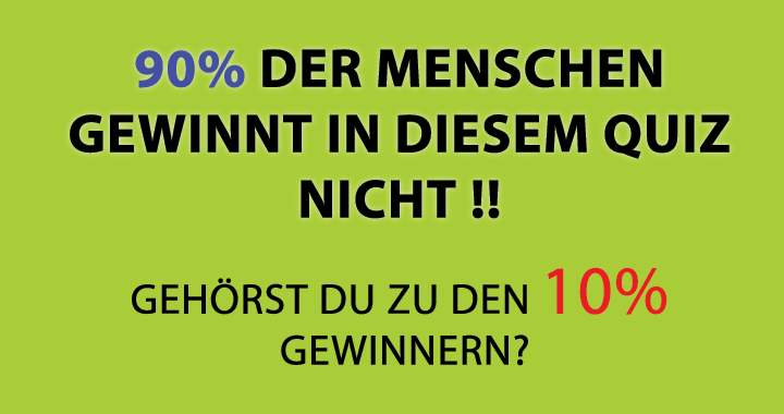 90% gewinnt nicht!